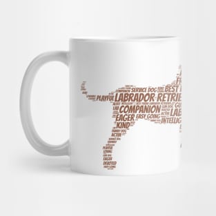 Labrador Retriever - Word Art Design Mug